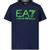 EA7 3LBT68 BJ02Z kids t-shirt navy