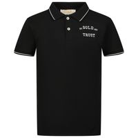 Picture of in Gold We Trust IGWTKPO005 kids polo shirt black