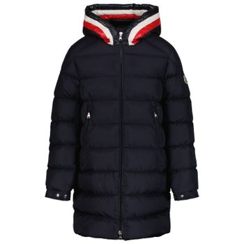 Moncler 9541C0000868352 kinderjas navy Afbeelding van Moncler 9541C0000868352 kinderjas navy