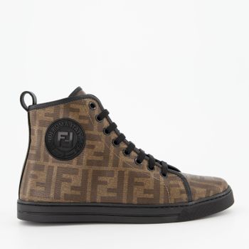 Fendi JMR298 kindersneakers bruin Afbeelding van Fendi JMR298 kindersneakers bruin