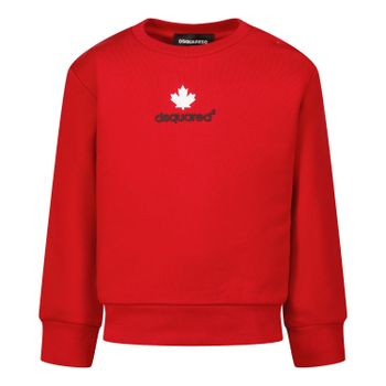 Dsquared2 DQ0561 baby trui rood Afbeelding van Dsquared2 DQ0561 baby trui rood