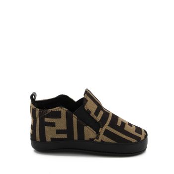 Fendi BMR058 babyslofjes bruin Afbeelding van Fendi BMR058 babyslofjes bruin