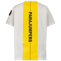 Picture of Parajumpers PBTEEIT62 kids t-shirt off white