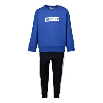 Moncler 8813905 Baby-Trainingsanzug Kobaltblau Bild von Moncler 8813905 Baby-Trainingsanzug Kobaltblau