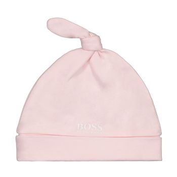Boss J91105 babymutsje licht roze Afbeelding van Boss J91105 babymutsje licht roze