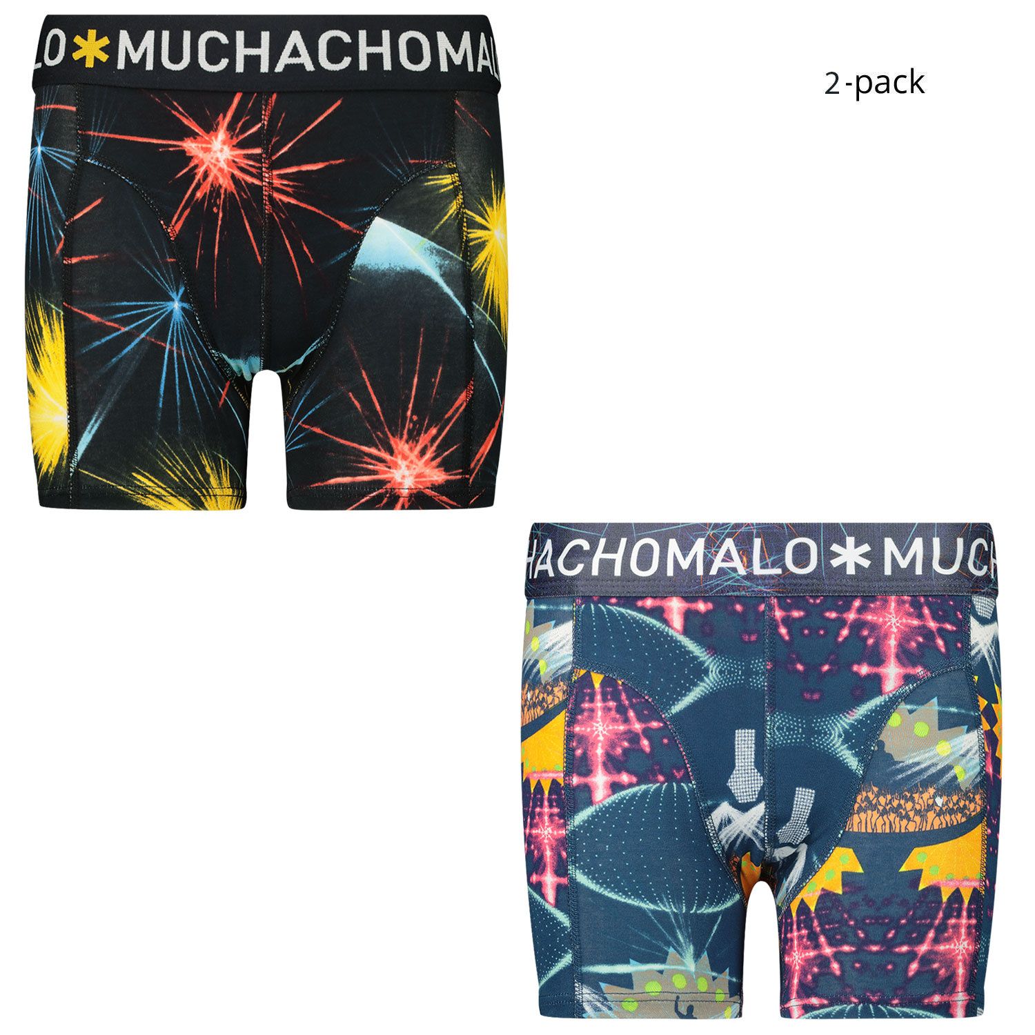 Afbeelding van Muchachomalo EDM1010 kinderondergoed blauw/geel