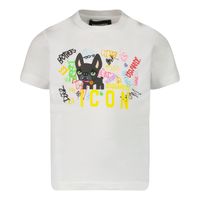 Picture of Dsquared2 DQ0918 baby shirt white