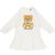 Moschino MEV07MLCA40 baby dress off white