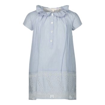 Chloé C02265 babyjurkje blauw Afbeelding van Chloé C02265 babyjurkje blauw