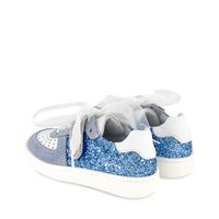 Picture of MonnaLisa 879002 kids sneakers light blue