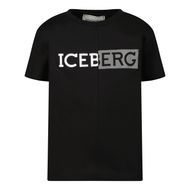 Bild von Iceberg TSICE0121BB Baby-T-Shirt Schwarz