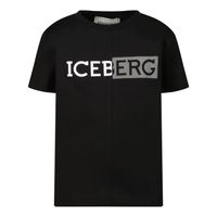 Picture of Iceberg TSICE0121BB baby shirt black