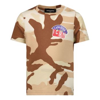 Dsquared2 DQ0254 baby t-shirt army Afbeelding van Dsquared2 DQ0254 baby t-shirt army