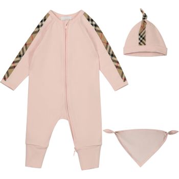 Burberry 8037121 Babystrampelanzug Hellrosa Bild von Burberry 8037121 Babystrampelanzug Hellrosa