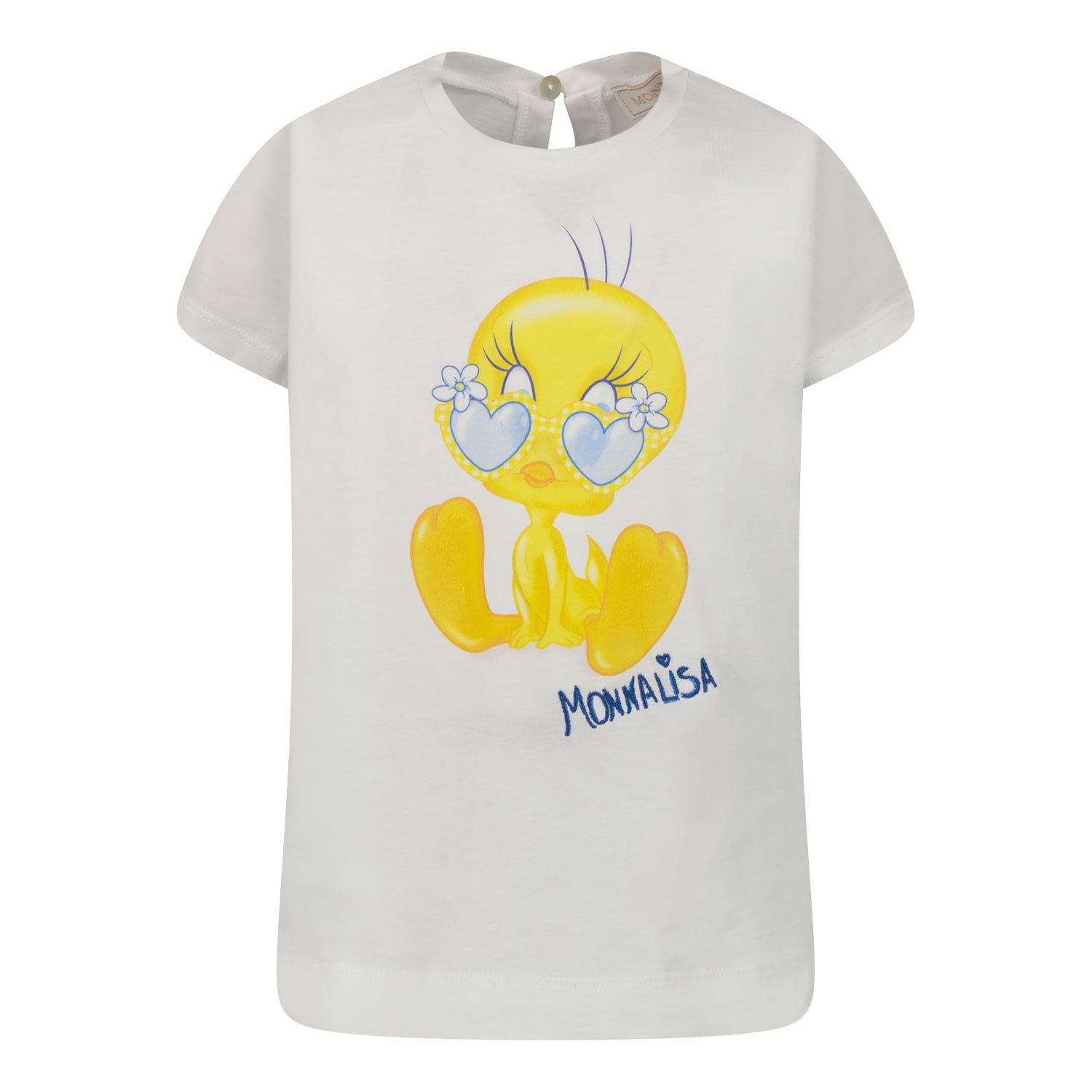 Afbeelding van MonnaLisa 399609 baby t-shirt wit