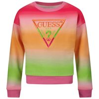 Picture of Guess K2RQ06 KA6R0 kids sweater pink