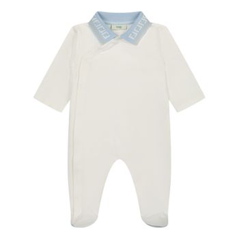 Fendi BUL057 8RA Babystrampelanzug Weiß Bild von Fendi BUL057 8RA Babystrampelanzug Weiß
