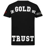 Afbeelding van in Gold We Trust IGWTTKT004 kinder t-shirt zwart
