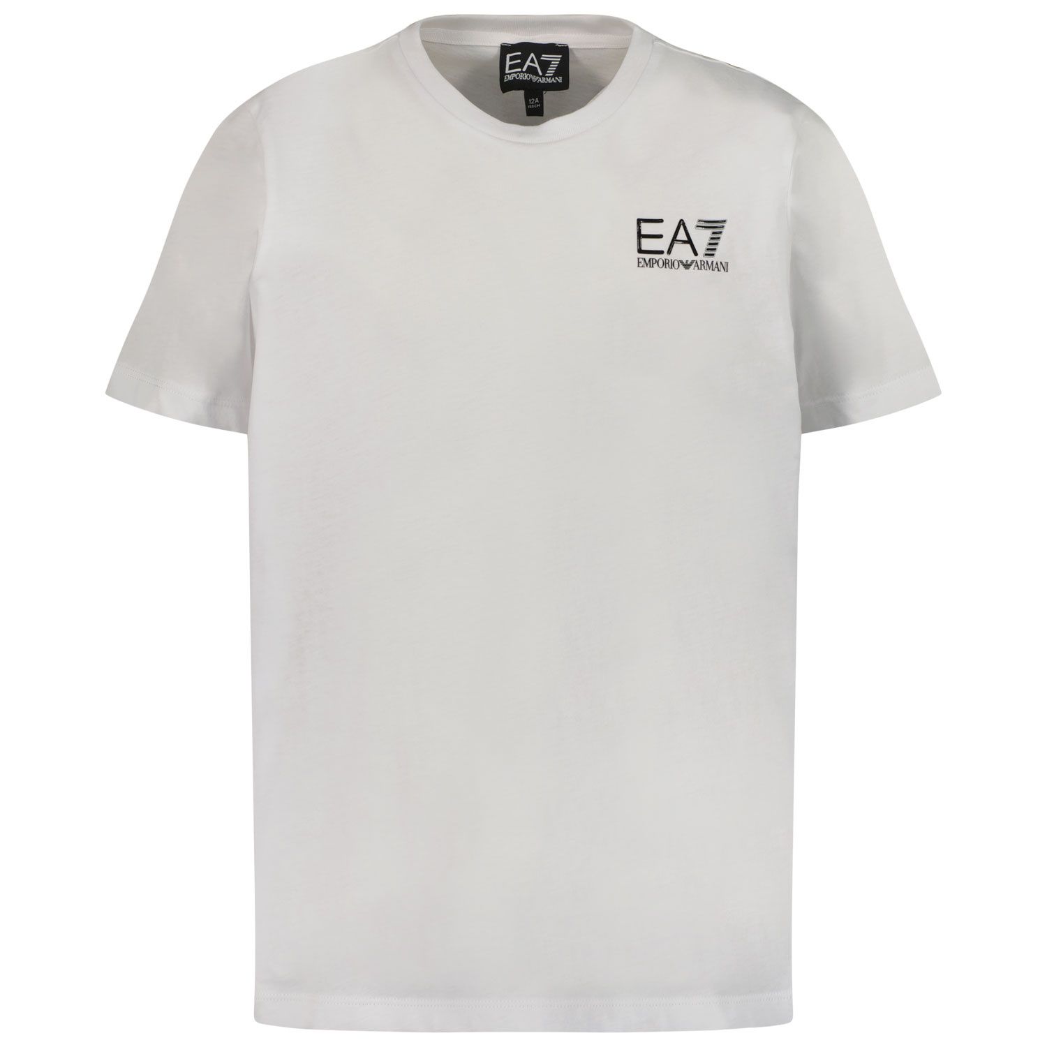 Picture of EA7 3LBT51 BJ02Z kids t-shirt white