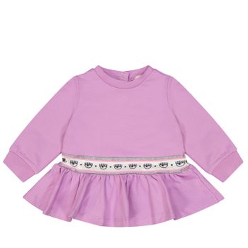 Chiara Ferragni 530900 babyjurkje lila Afbeelding van Chiara Ferragni 530900 babyjurkje lila