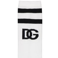 Picture of Dolce & Gabbana LBKAA9 JACS2 kids socks white