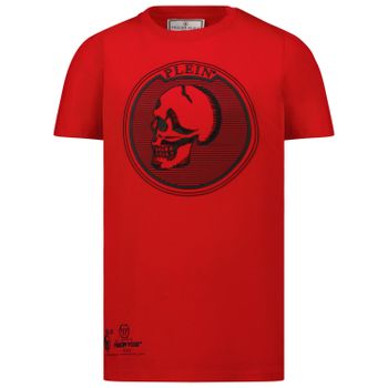 Philipp Plein BTK1071 kinder t-shirt rood Afbeelding van Philipp Plein BTK1071 kinder t-shirt rood