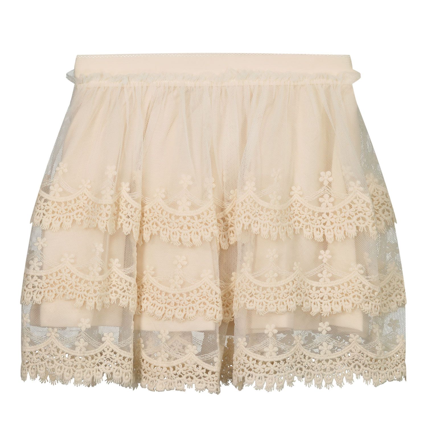 Picture of Mayoral 3904 kids skirt ecru