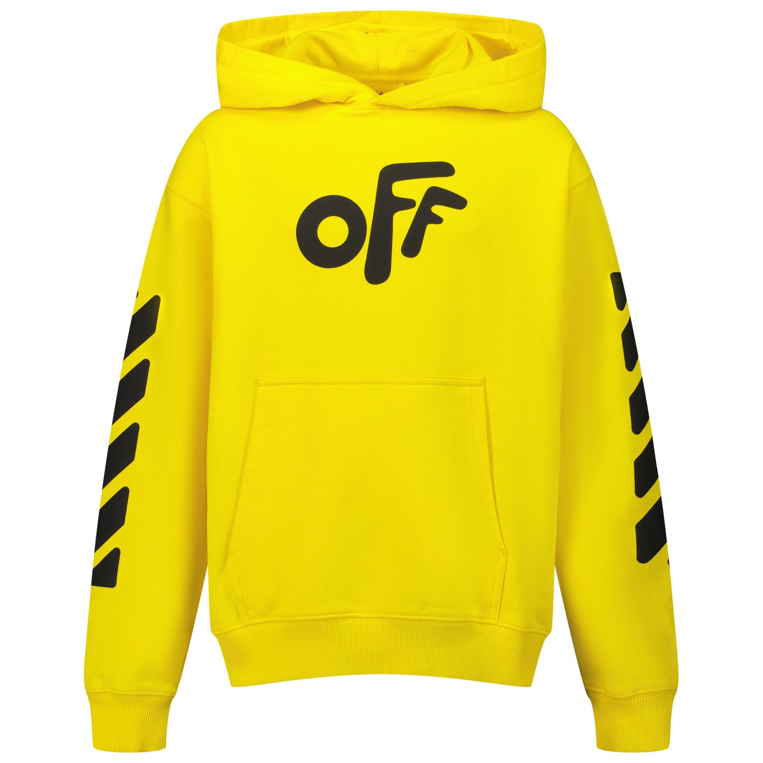 Picture of Off-White OBBB001S22FLE010 kids sweater yellow