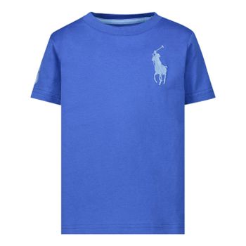 Ralph Lauren 320770177 baby t-shirt cobalt blauw Afbeelding van Ralph Lauren 320770177 baby t-shirt cobalt blauw