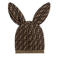 Picture of Fendi BUP025 A3TE baby hat brown