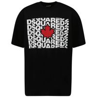Picture of Dsquared2 DQ0800 kids t-shirt black