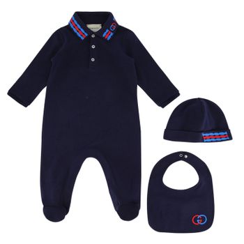 Gucci 599940 boxpakje navy Afbeelding van Gucci 599940 boxpakje navy