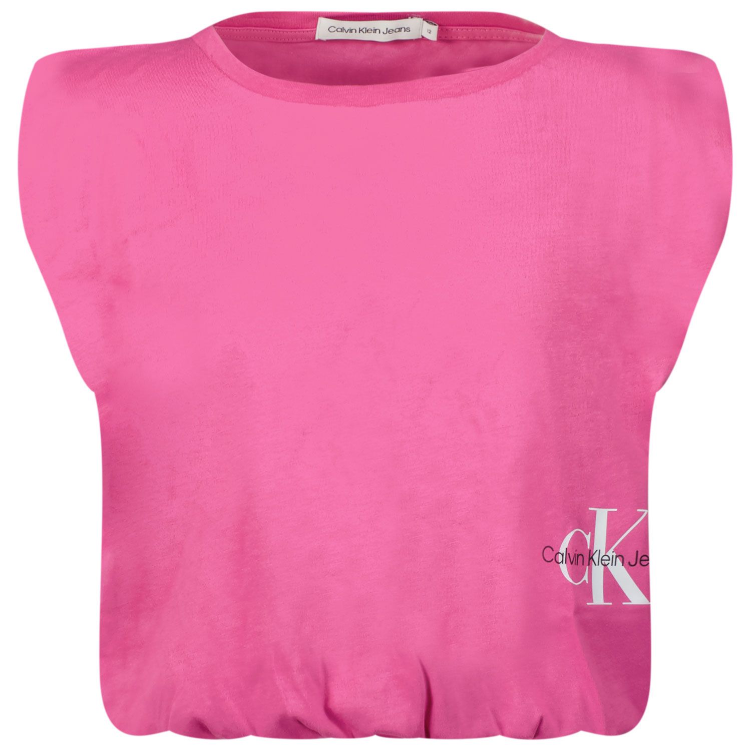 Picture of Calvin Klein IG0IG01344 kids t-shirt dark pink