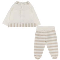 Picture of Mayoral 1590 baby playsuit taupe