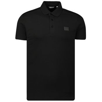 Antony Morato MMKS01419 heren polo zwart Afbeelding van Antony Morato MMKS01419 heren polo zwart