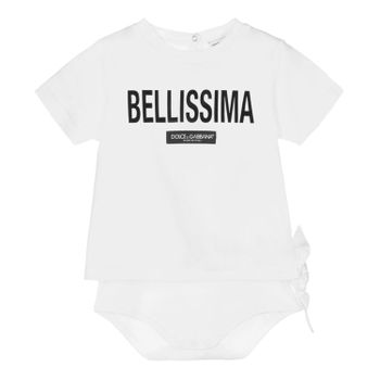 Dolce & Gabbana L2JOX0 G7B4I Babystrampler Weiß Bild von Dolce & Gabbana L2JOX0 G7B4I Babystrampler Weiß