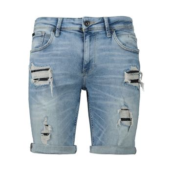 Pure White STEVE W0457 heren shorts jeans Afbeelding van Pure White STEVE W0457 heren shorts jeans