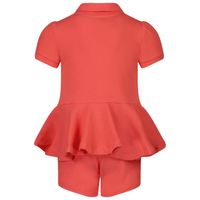 Picture of Ralph Lauren 310860291 baby playsuit coral