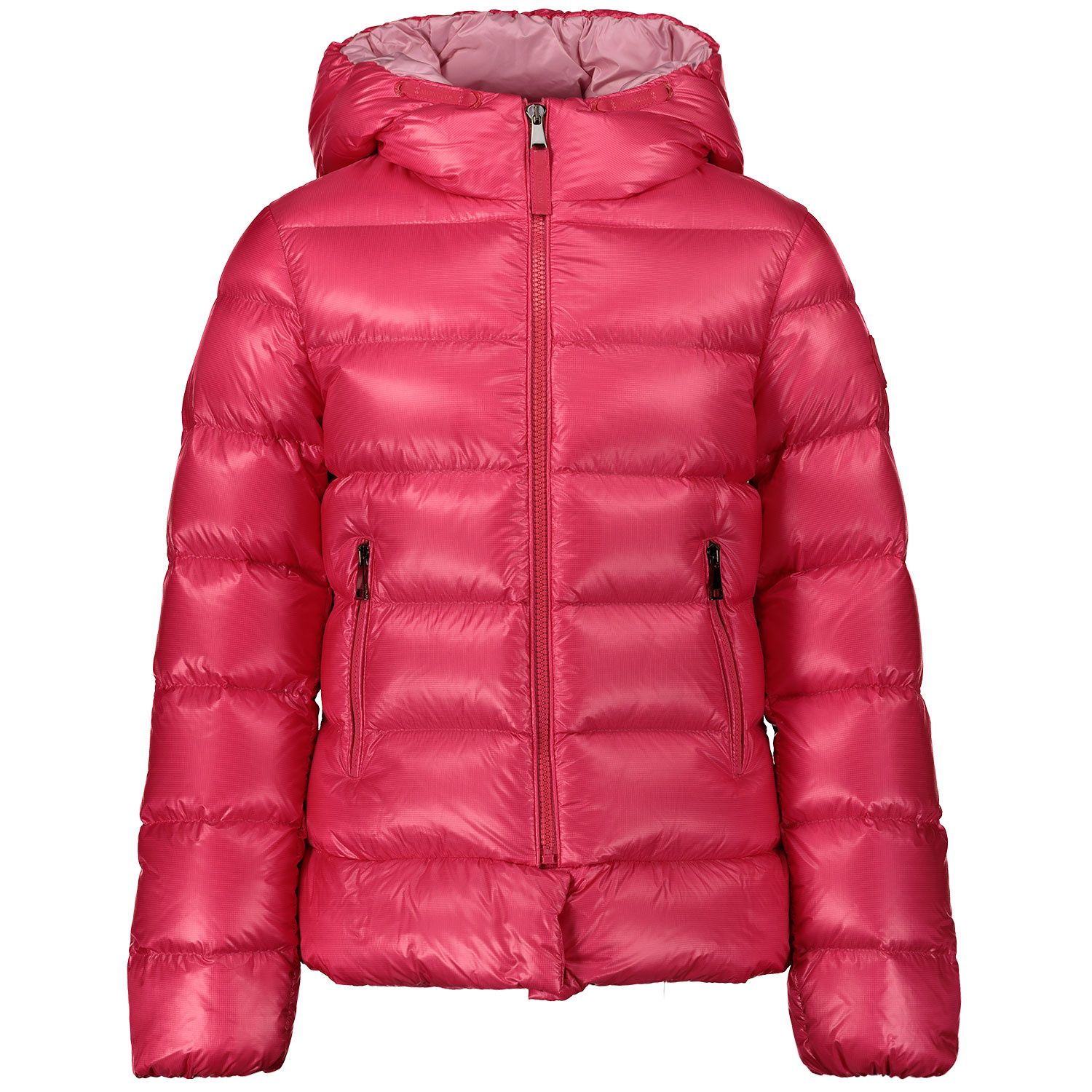 Picture of Moncler 1A20010 kids jacket fuchsia
