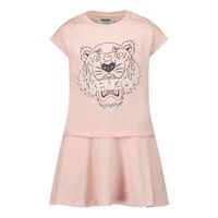Picture of Kenzo K02080 baby dress light pink