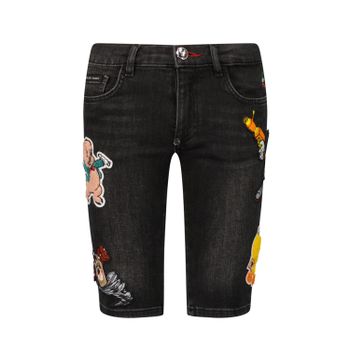 Philipp Plein BDT0333 kinder shorts grijs Afbeelding van Philipp Plein BDT0333 kinder shorts grijs