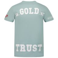 Afbeelding van in Gold We Trust IGWTTKT004 kinder t-shirt blauw