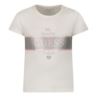 Picture of Guess K2RI17 K6YW1 B baby shirt white