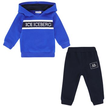 Iceberg CFTICE0303 baby joggingpak blauw Afbeelding van Iceberg CFTICE0303 baby joggingpak blauw