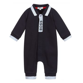 Boss J94296 Babystrampelanzug Marine Bild von Boss J94296 Babystrampelanzug Marine