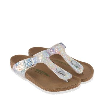 Birkenstock 1022193 kinderslippers zilver Afbeelding van Birkenstock 1022193 kinderslippers zilver