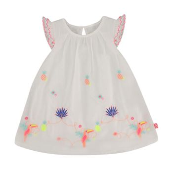 BillieBlush U02272 babyjurkje wit Afbeelding van BillieBlush U02272 babyjurkje wit