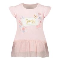 Picture of Guess K2RI22 K6YW1 baby shirt light pink