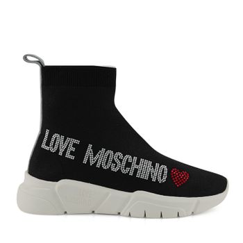 Moschino JA15103 dames sneakers zwart Afbeelding van Moschino JA15103 dames sneakers zwart