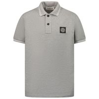 Picture of Stone Island 761621348 kids polo shirt grey